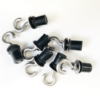 Nethaken met rubberen plug 8 RVS nethaken met rubberen plug